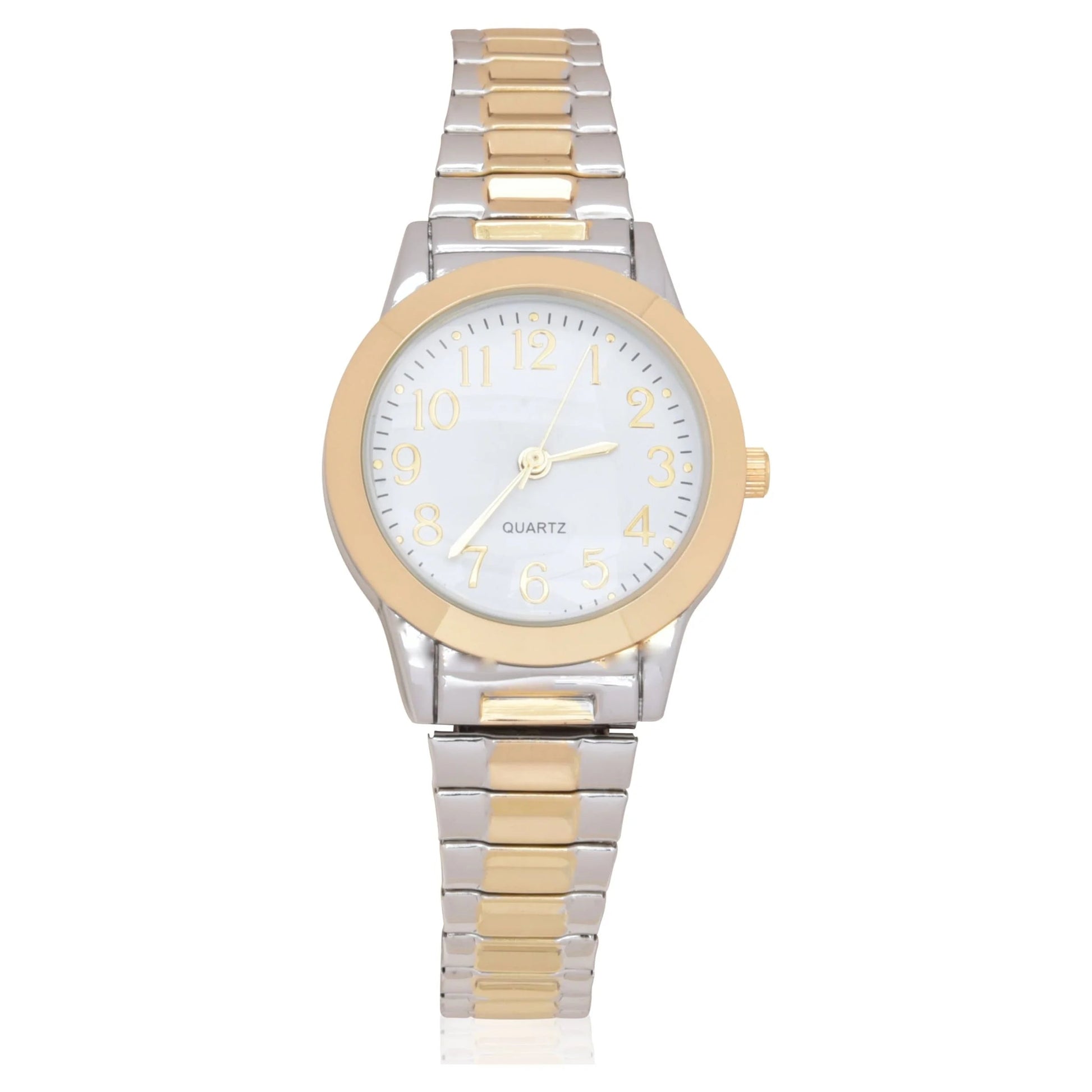 Female Analog Watch in Two-Tone with Expansion Band (4005LWM1)