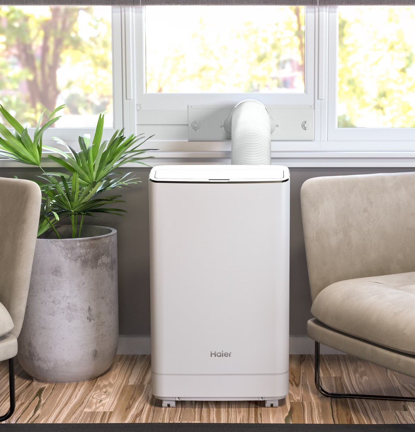 7800 BTU 3-In-1 Portable Air Conditioner for 350 Sq Ft, White