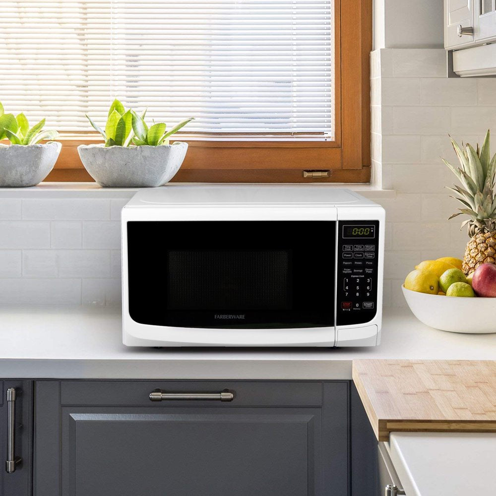 Classic 0.7 Cu. Ft. 700W Microwave Oven, White