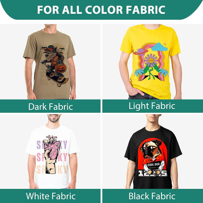 OFFNOVA Premium DTF Ink 1500ML, DTF Ink Refill for DTF Inkjet Printer ET-8550, XP-15000, L1800, L805, R1390, R2400, Direct to Film Heat Transfer Printing, 250Ml X 6 (CMYK + 2White)