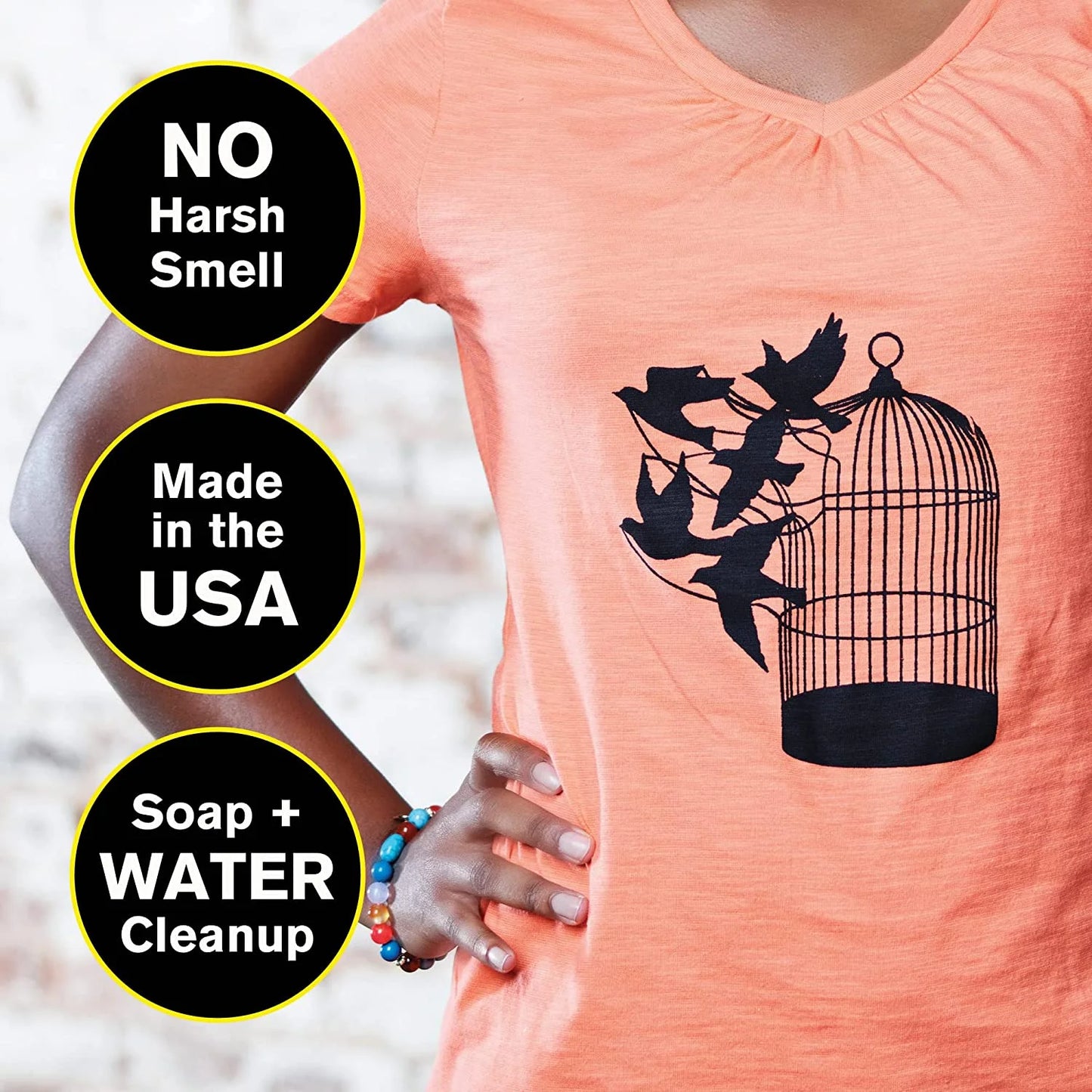 Fabric Screen Printing Ink, 8 Oz., Blue