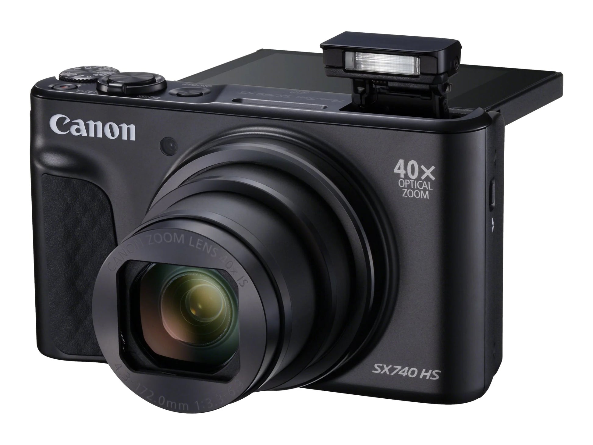 Canon SX740BK Powershot SX740 HS Digital Camera - Black