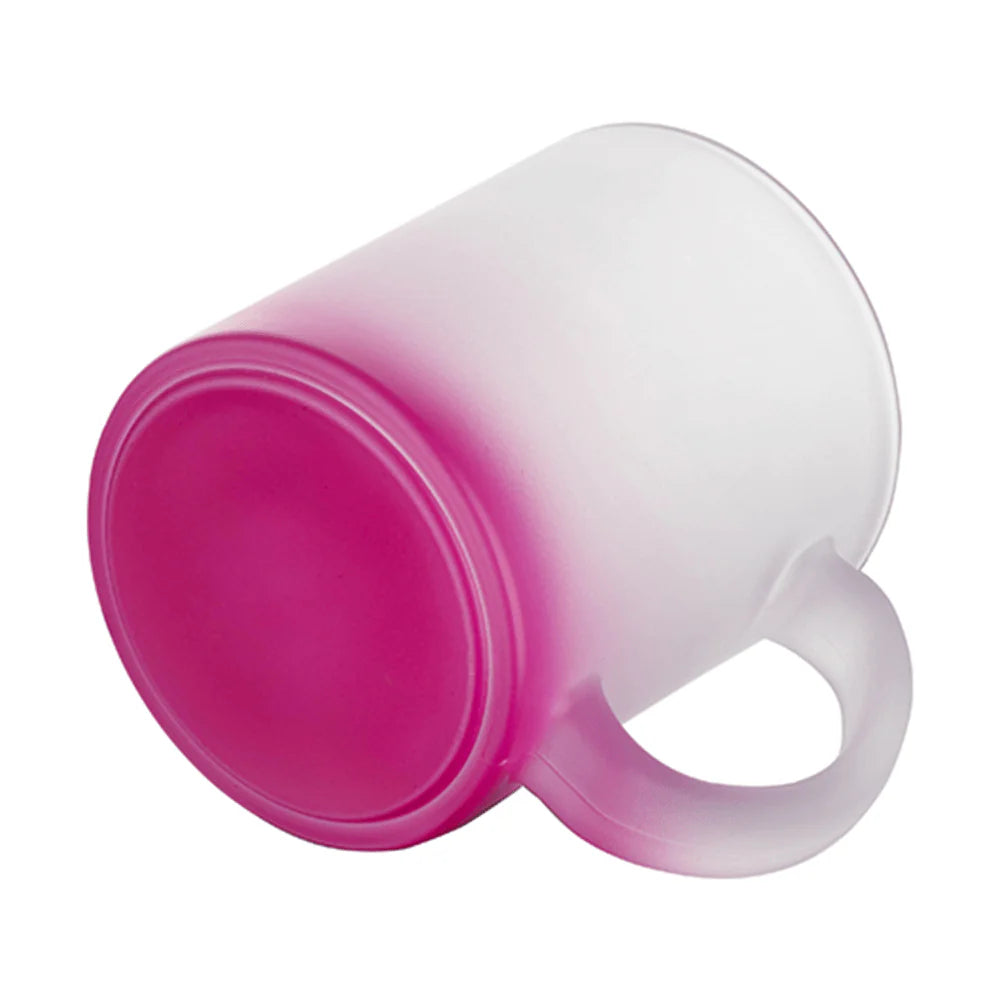 HPN Sublicraft 11 Oz. Color Gradient Sublimation Glass Mug - 36 per Case