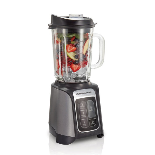 Powermax Professional-Performance Blender for Shakes and Smoothies, Puree and Ice Crush, 48Oz Bpa-Free Glass Jar, 1680 Watts, Stainless, Gray, 58600