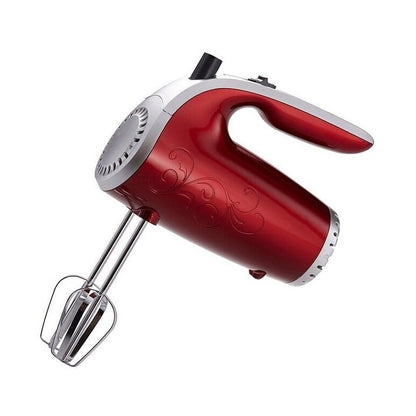 Lightweight 5-Speed Electric Hand Mixer Red