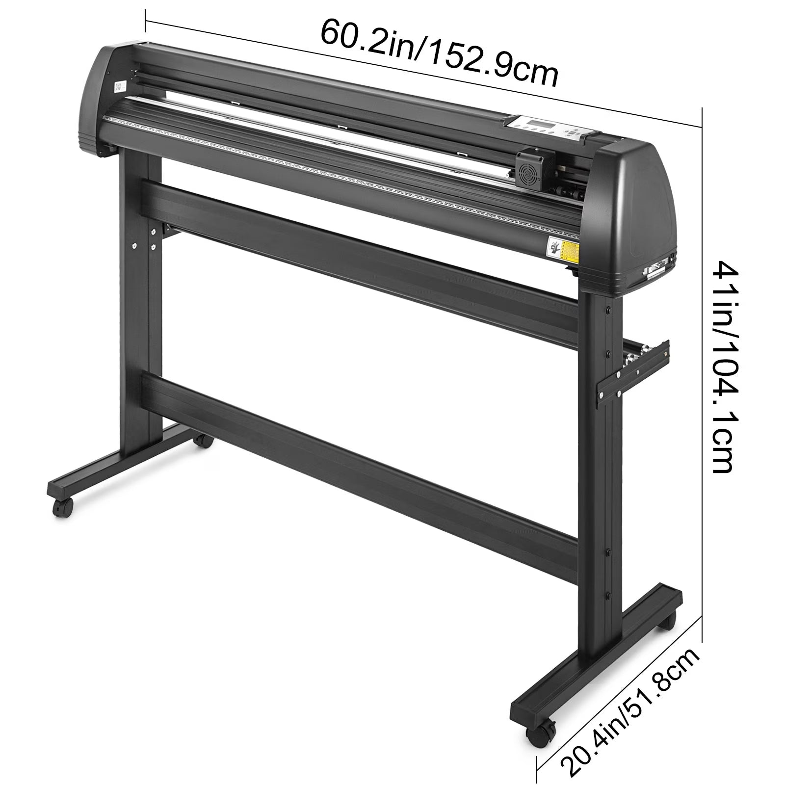 VEVOR 53" Vinyl Cutter/Plotter Sign Cutting Machine Software 3 Blades LCD Screen