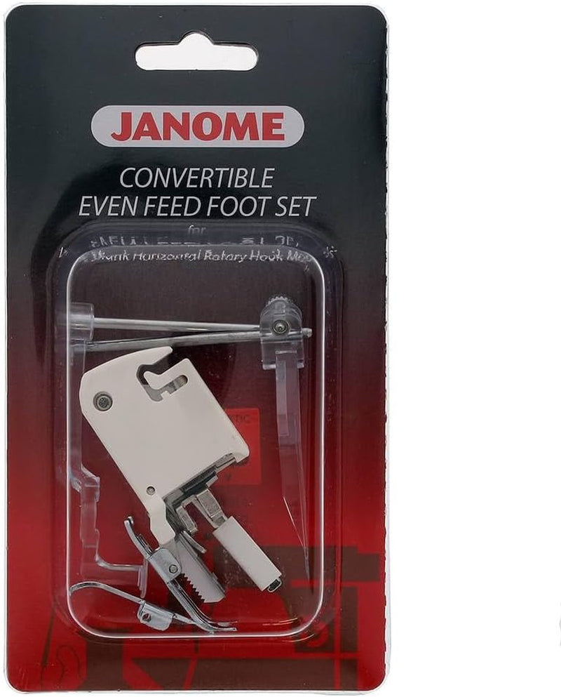 Janome Convertible Even Feed Foot Set Low Shank Horizontal Rotary Hook Models