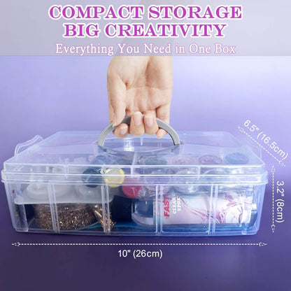 JILLSKY Epoxy Resin Kit 16Oz with Molds & Storage Box, Fast Cure Clear Casting Resin for Jewelry Making, Keychains, Coasters, and DIY Crafts with Pigments & Glitter
