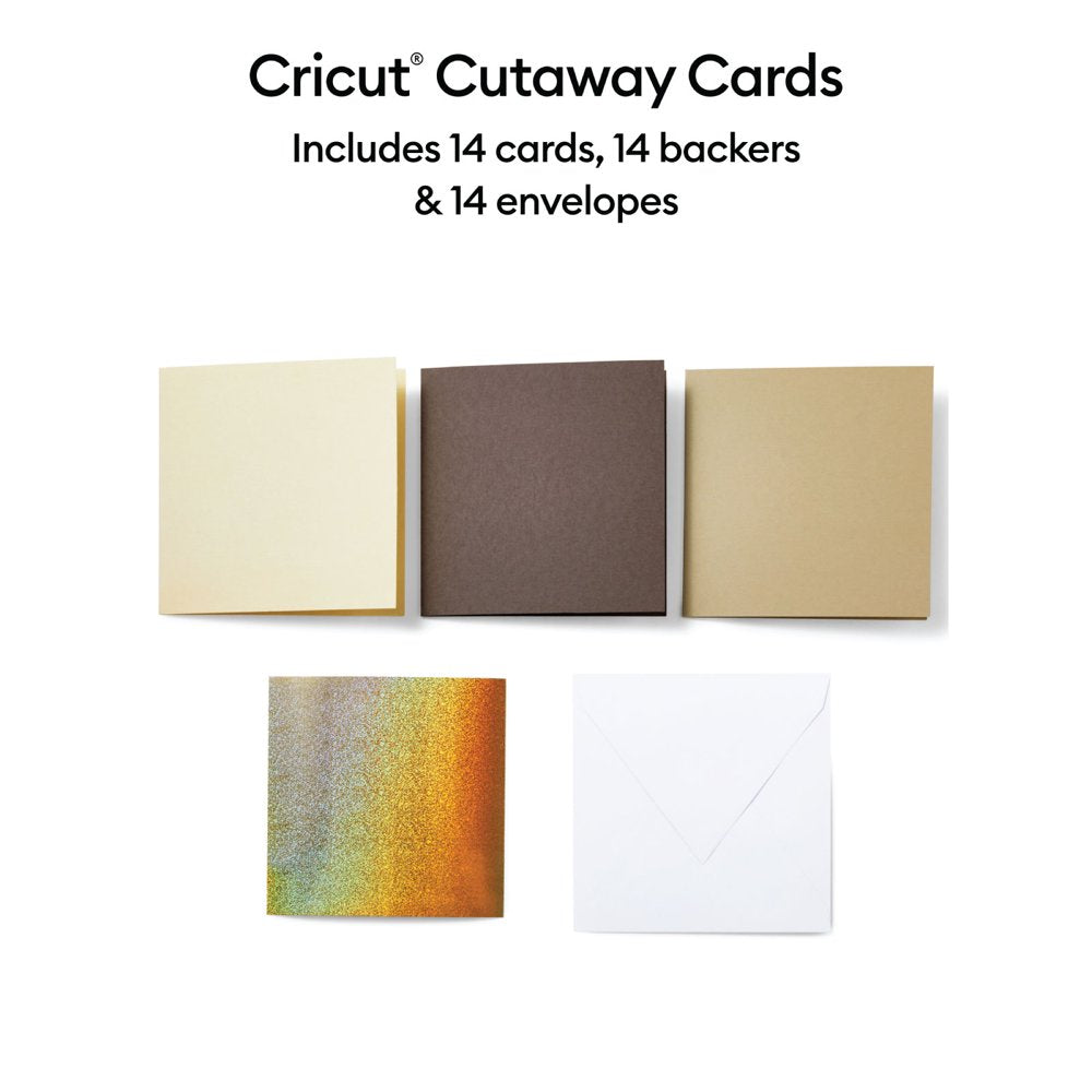 ® Cutaway Cards, Neutrals Sampler - S40 (14 Ct)