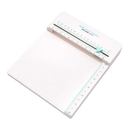 White Plastic Laser Square Mini, 6"X 6.5" Working Space