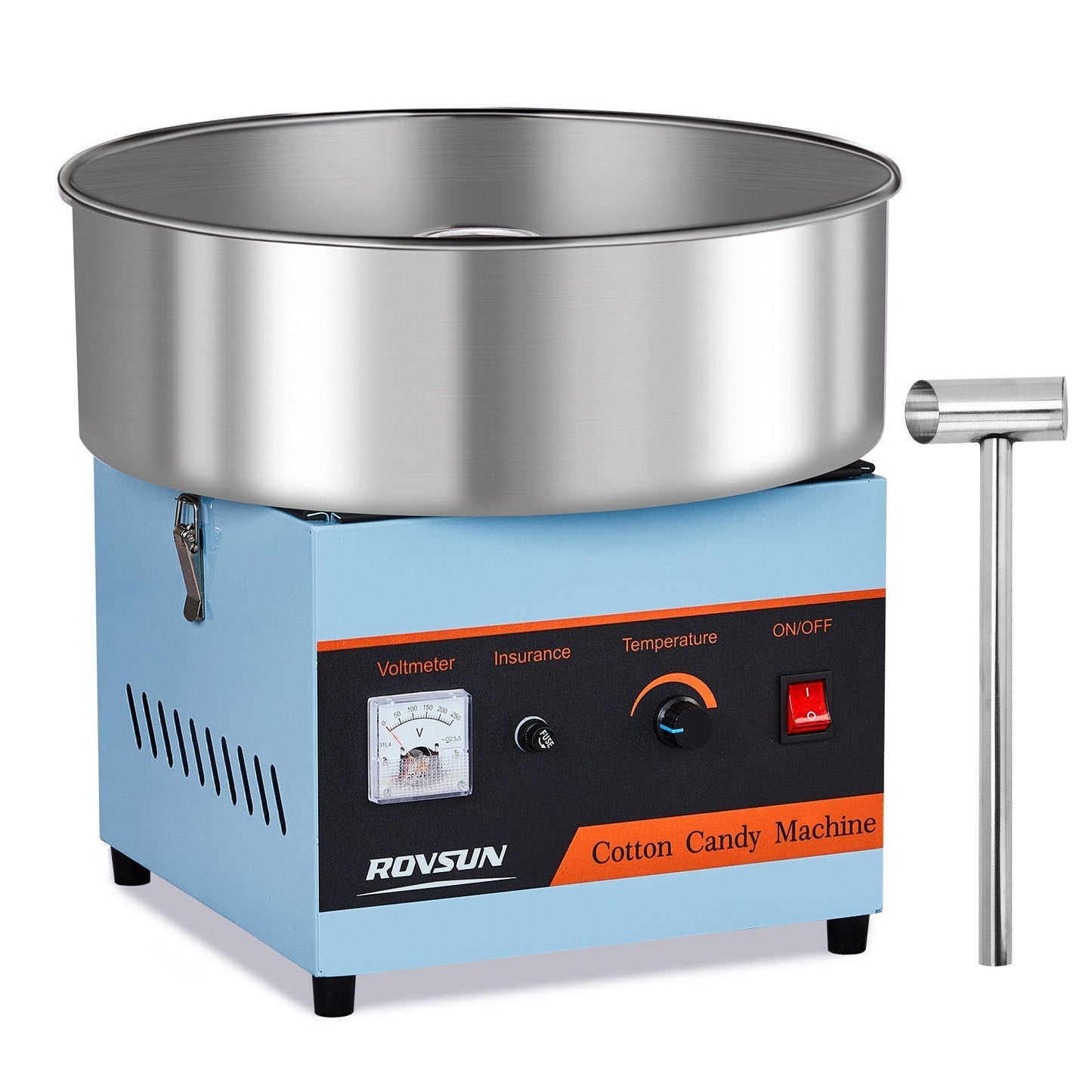 15" Cotton Candy Machine Maker Commercial Candy Floss Maker Stainless Steel