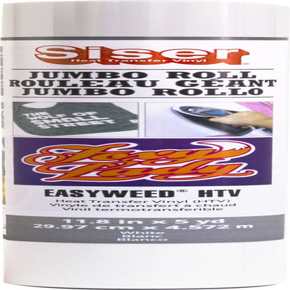 Easyweed HTV Vinyl 11.8"X5Yd Roll-White