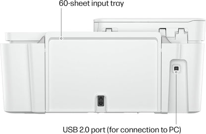 HP Deskjet 4227E Wireless All-In-One Color Inkjet Printer, Scanner, Copier, Best-For-Home, 3 Month Instant Ink Trial Included, Ai-Enabled (6W7F0A)