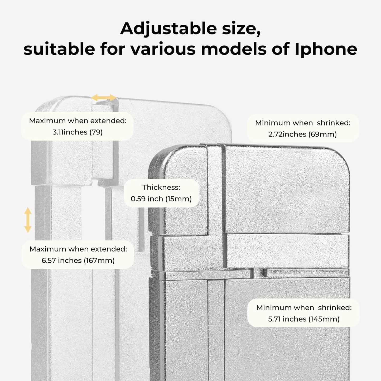 Phone Cases Heat Press - 3D Vacuum Heat Press with Is Software, Auto Temperature Control. Includes 2 Adjustable Phone Fixture(Compatible with Iphone & Android)