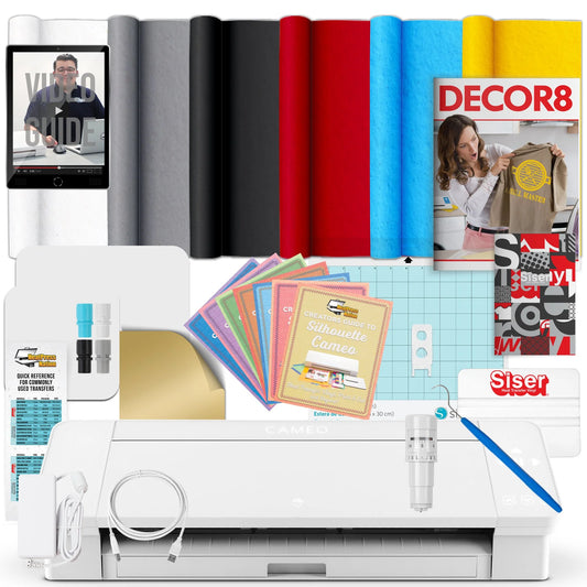 Cameo 4 Siser Stripflock Pro HTV Bundle