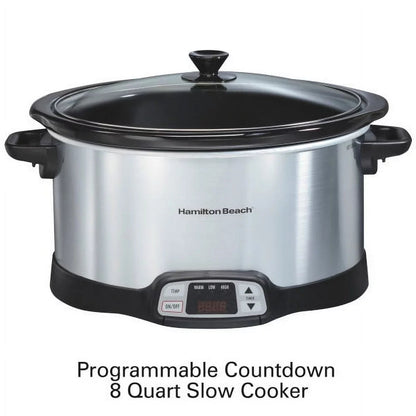 8 Quart Programmable Slow Cooker Model 33480