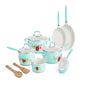 Classic Ceramic Breezy Blossom Cookware Set, 12 Piece Set