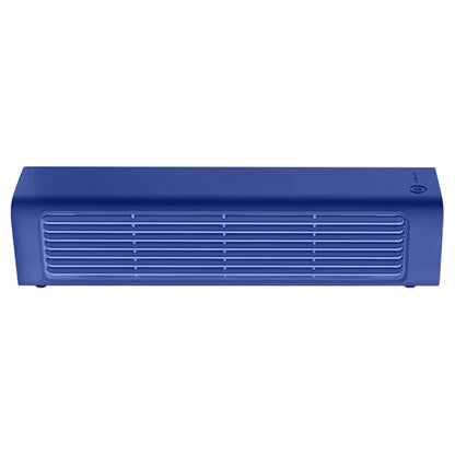 Portable Air Conditioner Fan for Bedroom, Bladeless Air Cooler, Rechargeable, Quiet, Wall-Mountable AC Fan for Small Rooms, Office, Dorm Use (Blue)