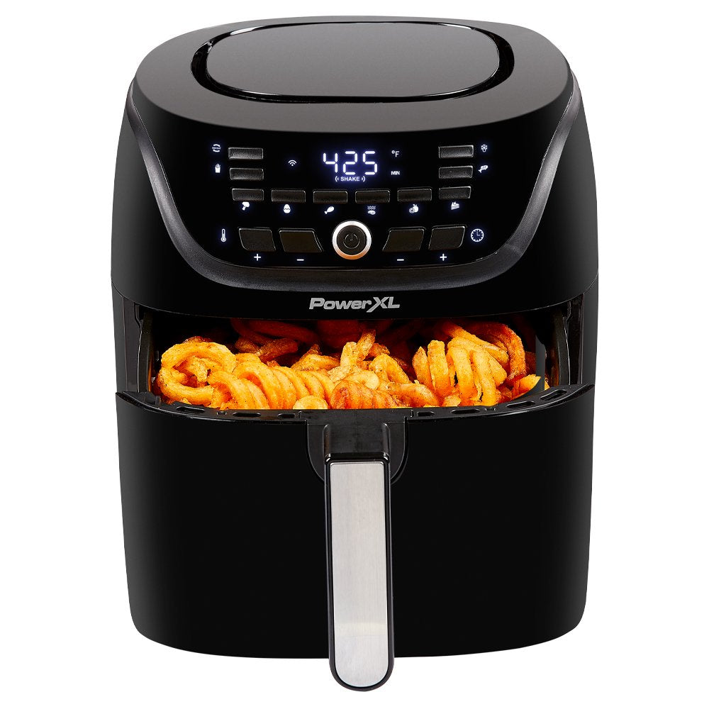 ™ Vortex Pro Air Fryer™ Smarttech with Recipe App, 8-QT Large Air Fryer Oven Combo with 10 Presets, Roast, Bake, Broil, Dehydrate – Black