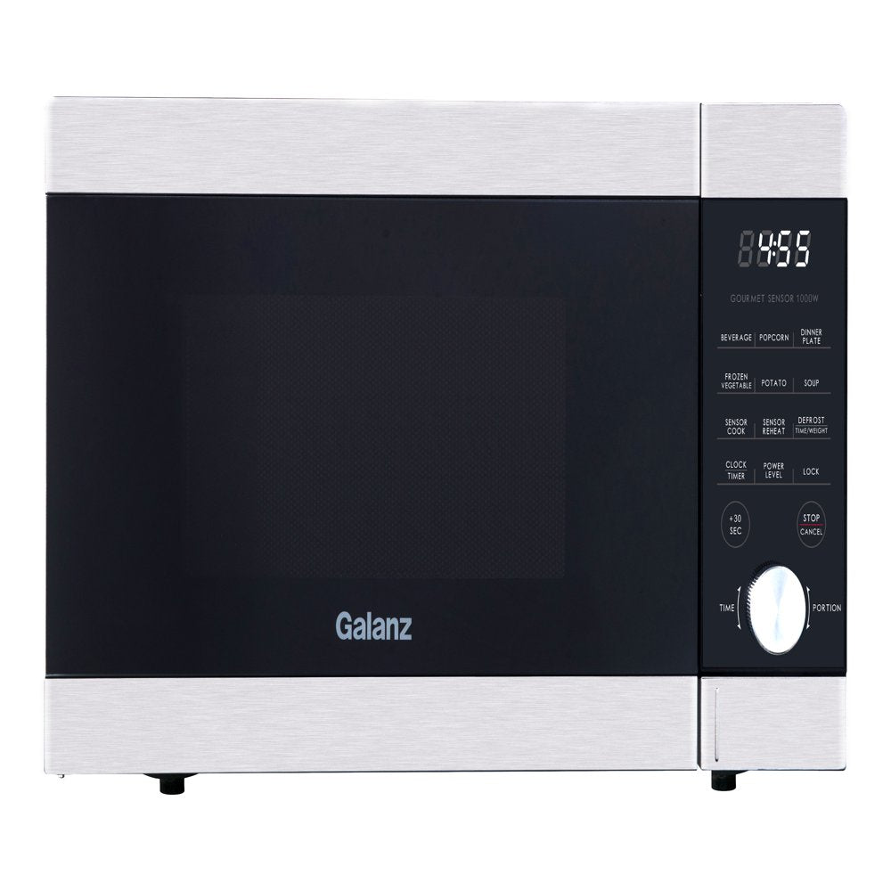 Express Wave 1.1 Cu. Ft. Sensor Cook Countertop Microwave Oven, 1000 Watts, Stainless Steel, New