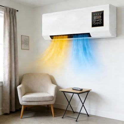12000 BTU Window Air Conditioner, 115V Wall-Mounted Window Unit with 3 Speeds, 24H Timer & Remote, 6 Modes Window AC Units, Cools up to 550 Sq.Ft, Easy Install Operates Quietly, Energy-Saving