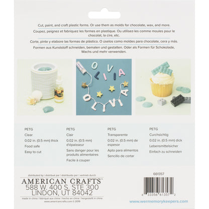 Mold Press Plastic Sheets 6/Pkg-Clear