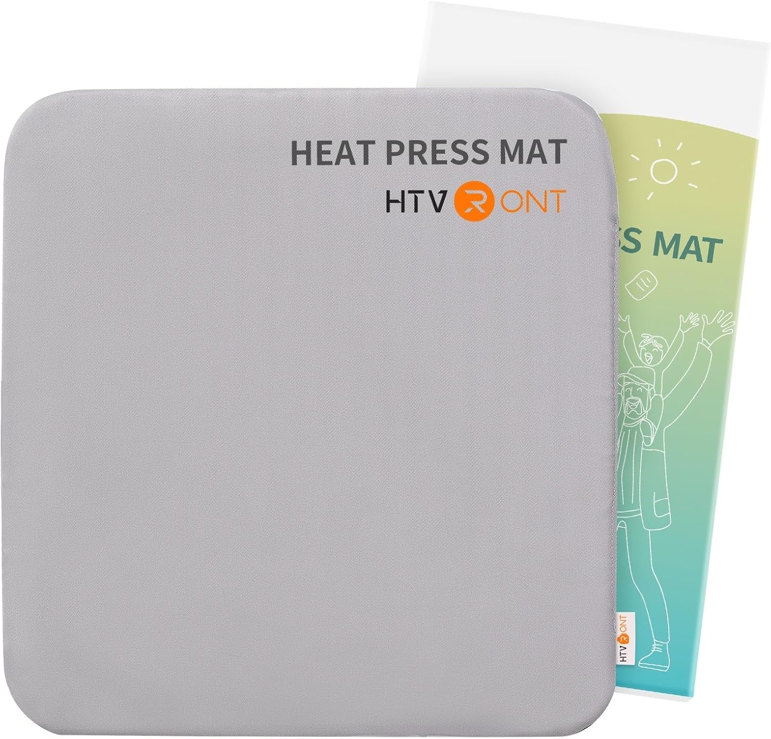 Heat Press Mat Compatible with Cricut Cutting Machine, Heat Press Pad 15"X15" for Craft Vinyl Ironing Insulation Transfer, Double Sides Applicable Heat Mat for Heat Press Machines