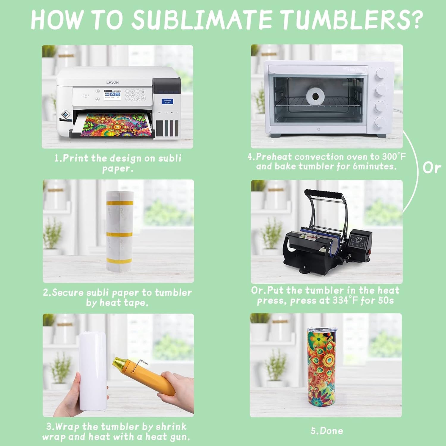 20 Pack Sublimation Tumblers - 20 OZ Stainless Steel Tumblers with Paper, Straw and Box