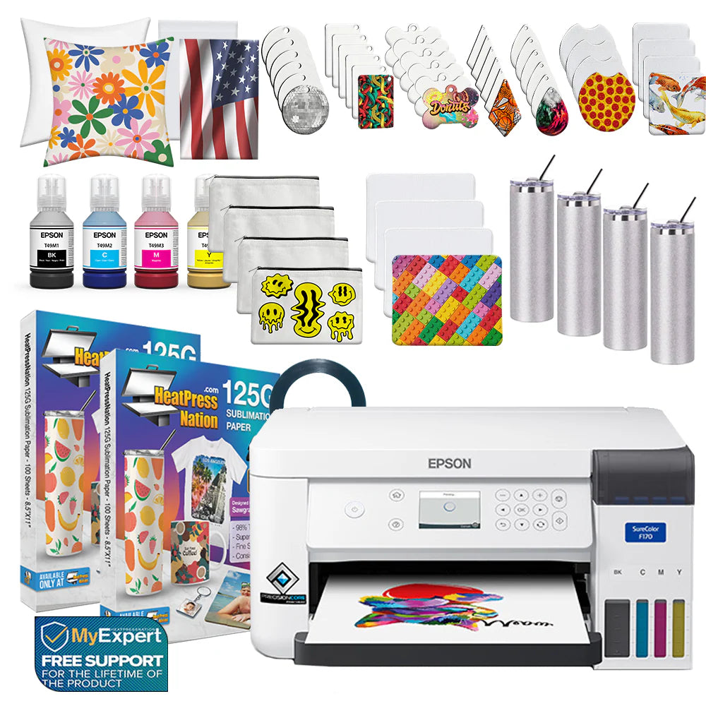 Surecolor F170 Sublimation Printer Blank Bundle