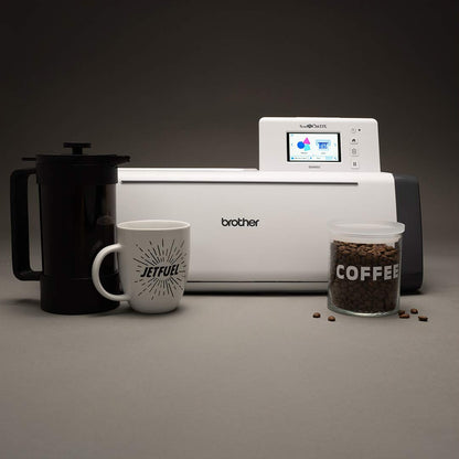 Scanncut SDX85C Electronic DIY Cutting Machine with Scanner, Make Vinyl Wall Art, Appliques, Homemade Cards and More with 251 Included Patterns,Charcoal