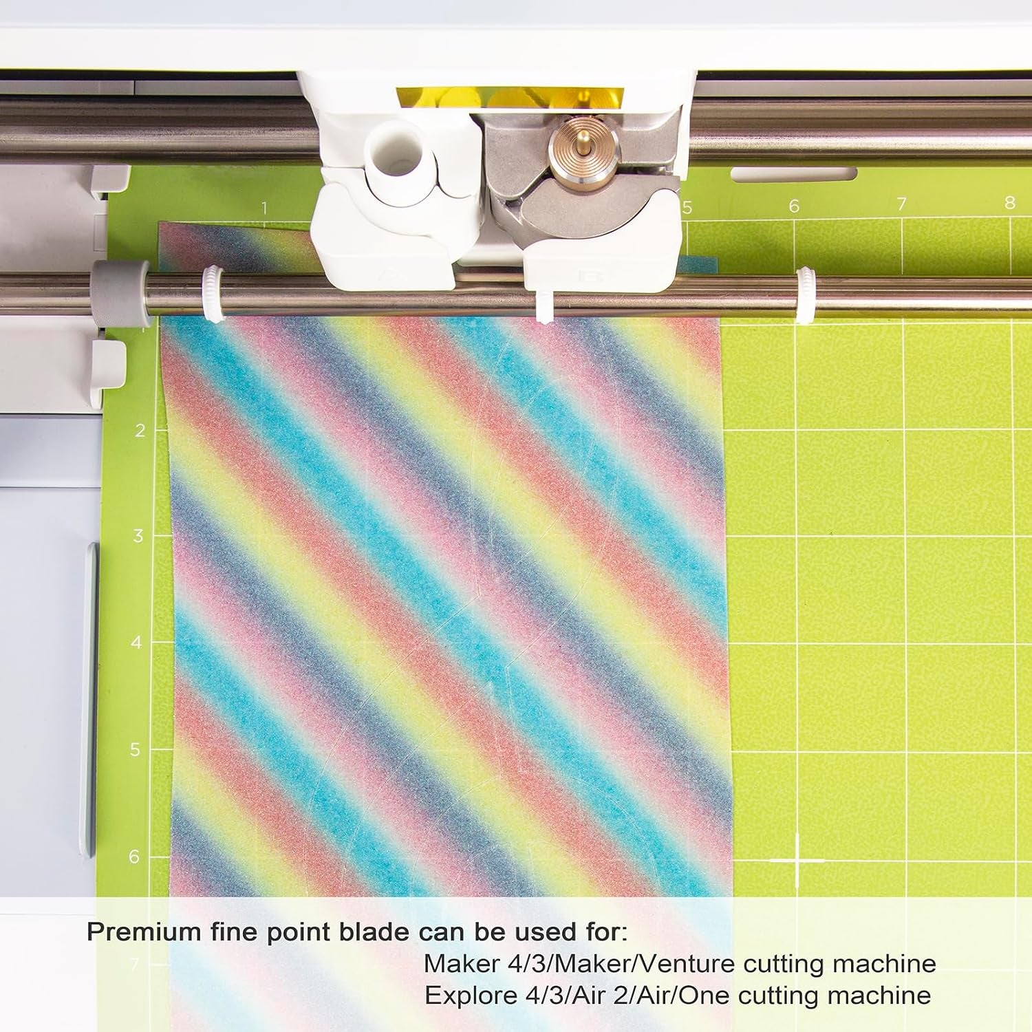 Premium Fine Point Blade Compatible with Maker 4/3/Maker/Explore 4/3/Venture/Explore Air 2/Air/One, Aosry Fine Point Blade plus Housing for Cutting Glitter Vinyl/Cardstock, Faux Leather, Vellum Etc