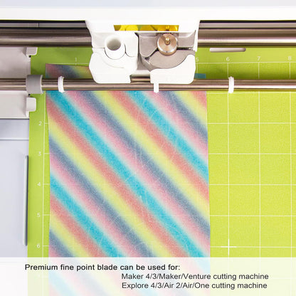 Premium Fine Point Blade Compatible with Maker 4/3/Maker/Explore 4/3/Venture/Explore Air 2/Air/One, Aosry Fine Point Blade plus Housing for Cutting Glitter Vinyl/Cardstock, Faux Leather, Vellum Etc