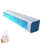 No‑Drill Wall AC Unit Fan, Portable Wireless Air Conditioner Fan, Rechargeable Charging Air Conditioner Fan, 10S Instant Cooling & 3‑Speed for Camping, Kitchen (White)