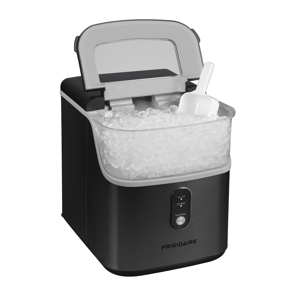 33 Lbs. Nugget Ice Maker - BLACK Stainless Steel, EFIC228