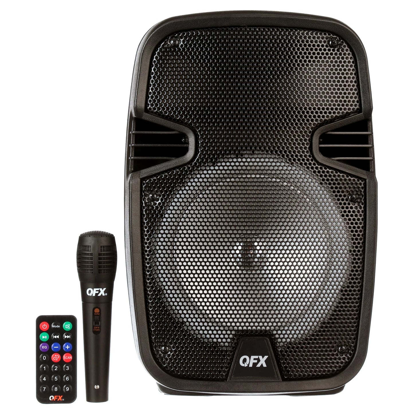WMX-8074 8 Inch Battery Powered Portable Bluetooth Party Speaker with Bonus Mic