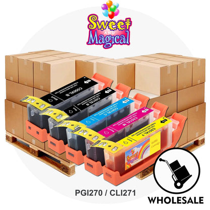 Edible Ink Cartridge for PGI-270 / CLI-271 (5-Pack) - Box of 12 Set