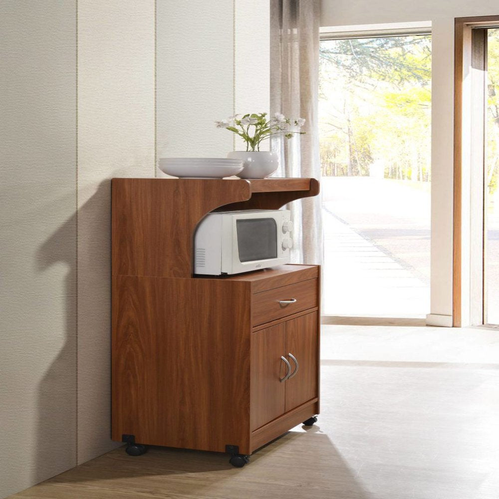 Modern Indoor Furniture Microwave Kitchen Cart