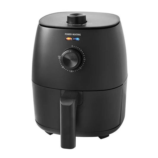 2.2 Quart Compact Air Fryer, Non-Stick, Dishwasher Safe Basket, 1150W, Black