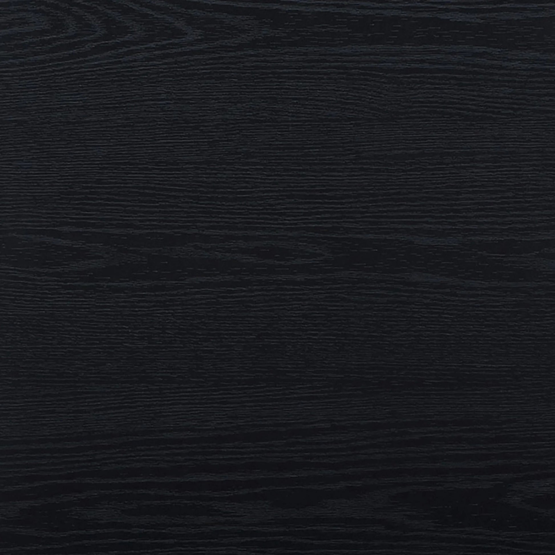 Juliet Curved Desk with Storage, Black Finish