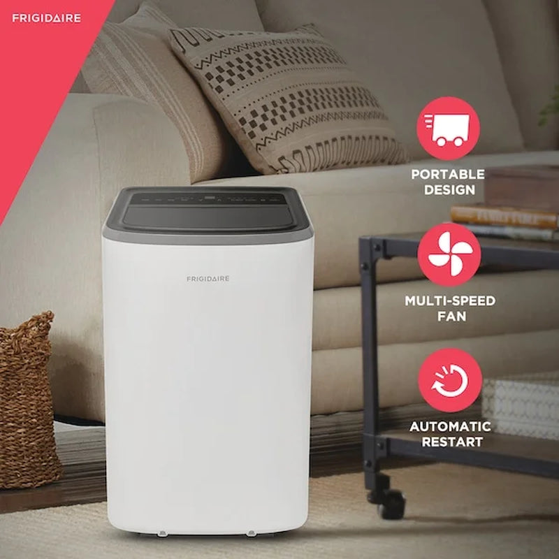 10,000 BTU 3-In-1 Portable Room Air Conditioner, White