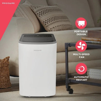 10,000 BTU 3-In-1 Portable Room Air Conditioner, White