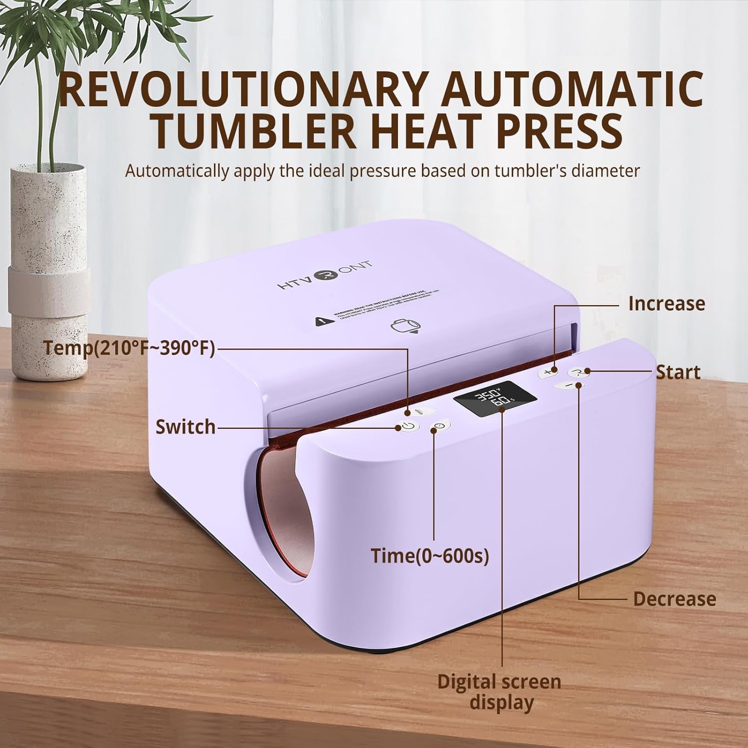 Phone Case Heat Press Bundle - Phone Case Sublimation Machine Compatible with Android +  Auto Tumbler Heat Press Machine