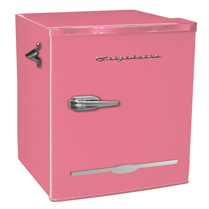 EFR376-C-PINK 3.2-Cu.-Ft. 65-Watt Retro Bar Fridge with Side Bottle Opener (Pink)