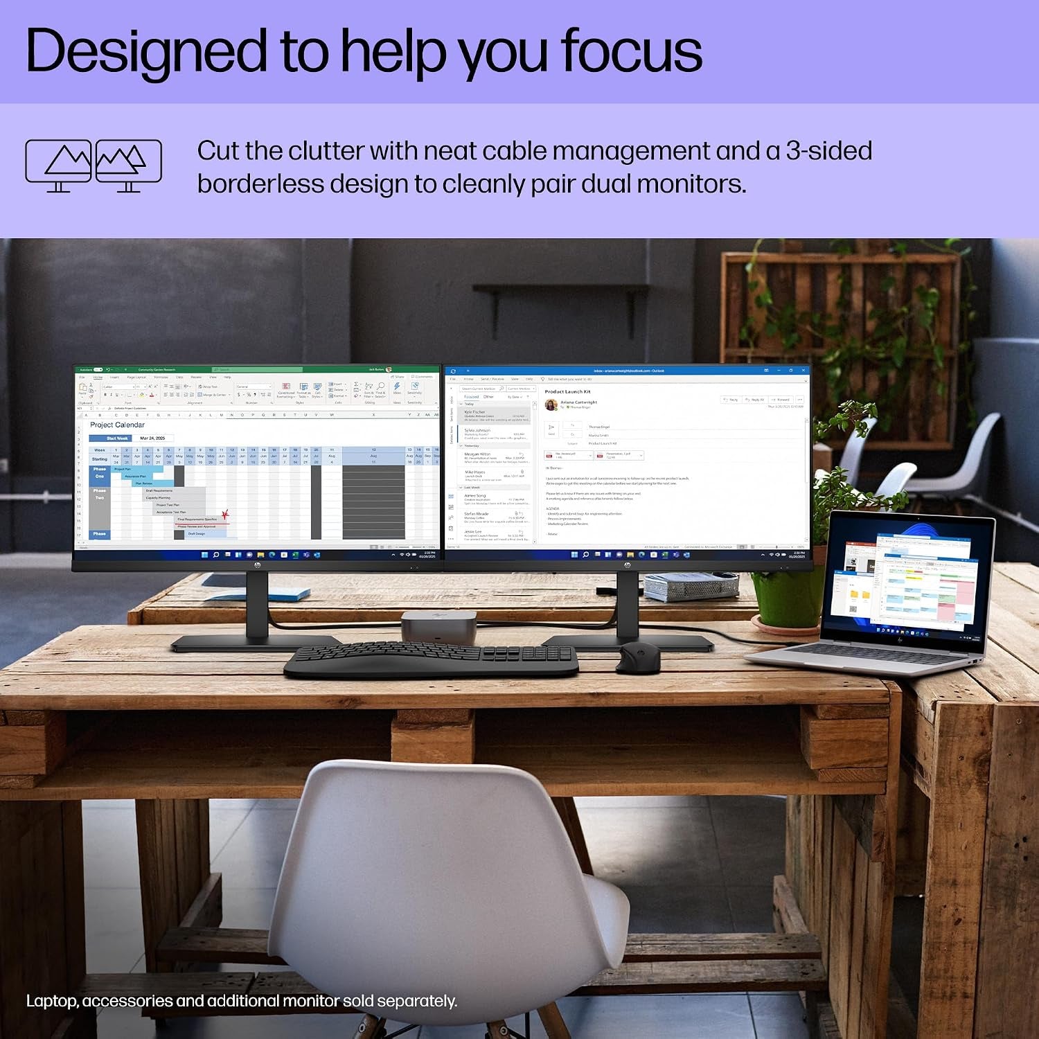 HP Series 3 27 Inch FHD Monitor, Full HD Display (1920 X 1080), IPS Panel, 1300:1 Contrast Ratio, 250 Nits, Eye Ease with Eyesafe Certification, Black, 327Se (2025)