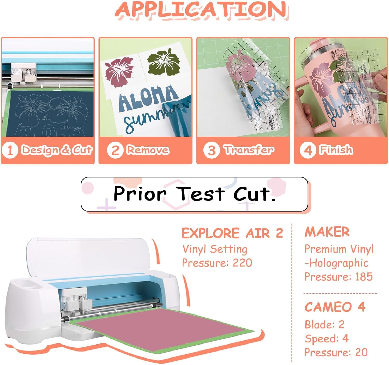 Permanent Adhesive Vinyl Bundle for Crafting Cutter 12" X 36"/Rolls (Matte Olive,Rose Gold,Ivory White,Cobalt Blue,Teal)