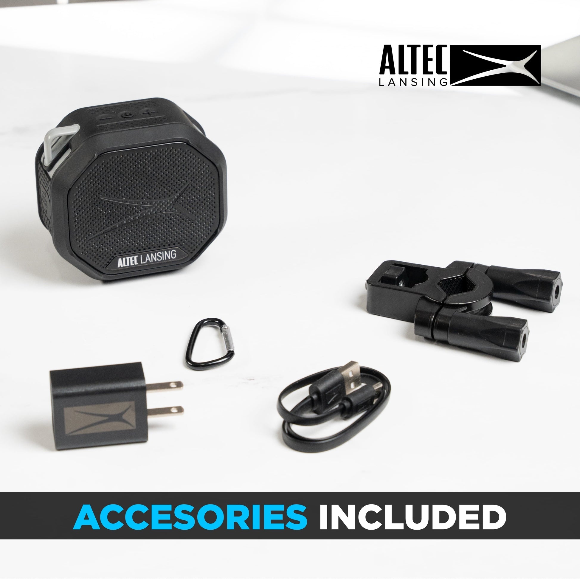 HYDRATREK Magnetic Bluetooth Speaker, Waterproof IP67, Portable Speaker, True Wireless Pairing, USB-C Quick Charge, 3.7V 400Mah Battery, Voice Assistant, Perfect for Any Adventure