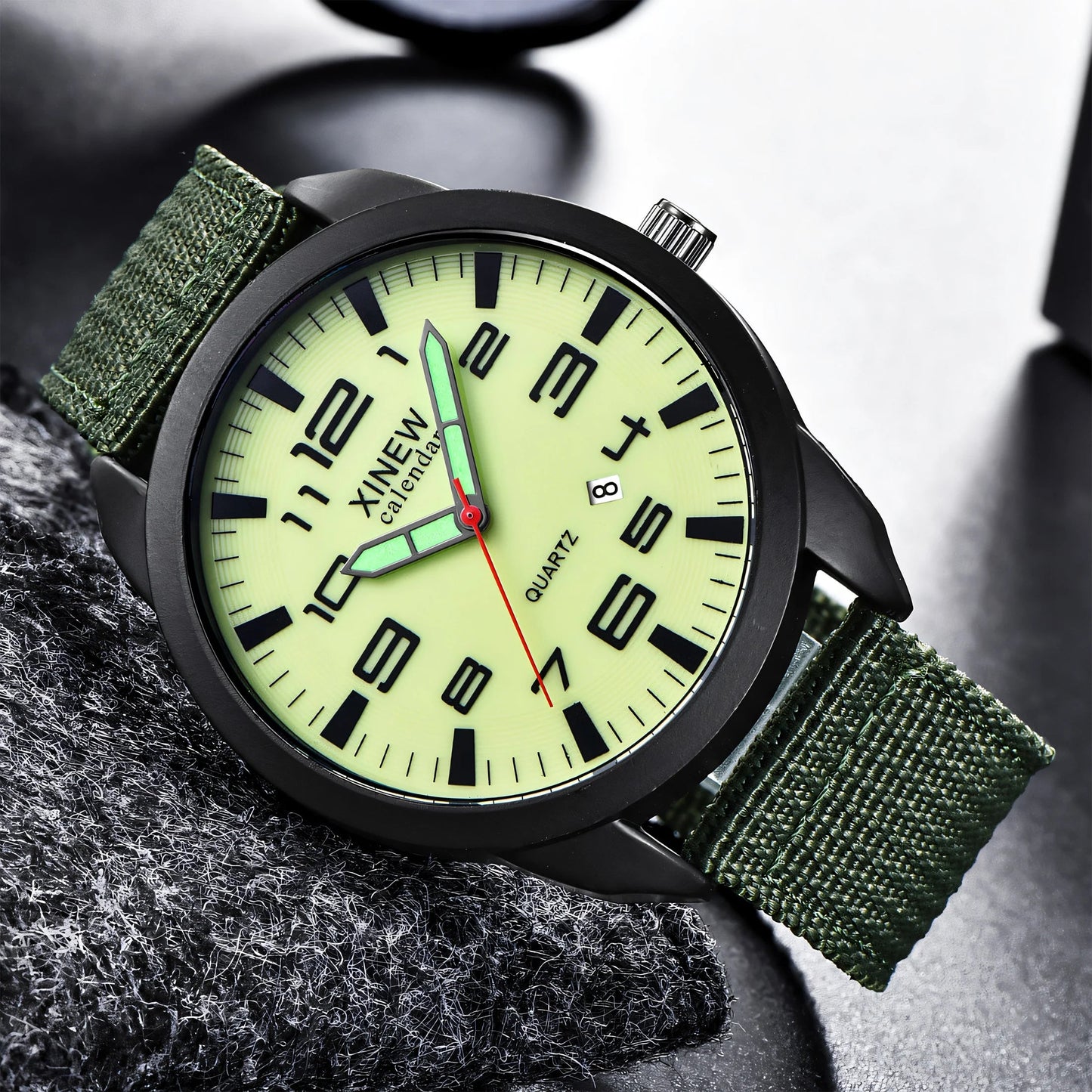 Watches for Men,Nylon Strap Watch Men'S Wrist Watches,Precise Quartz Movement Versatile Style Analog Watch,Style3