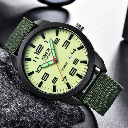 Watches for Men,Nylon Strap Watch Men'S Wrist Watches,Precise Quartz Movement Versatile Style Analog Watch,Style3