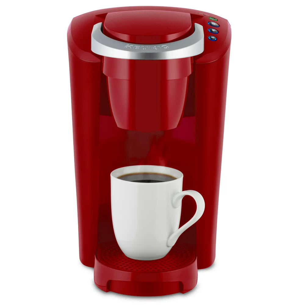 K-Compact Imperial Red Single-Serve K-Cup Pod Coffee Maker