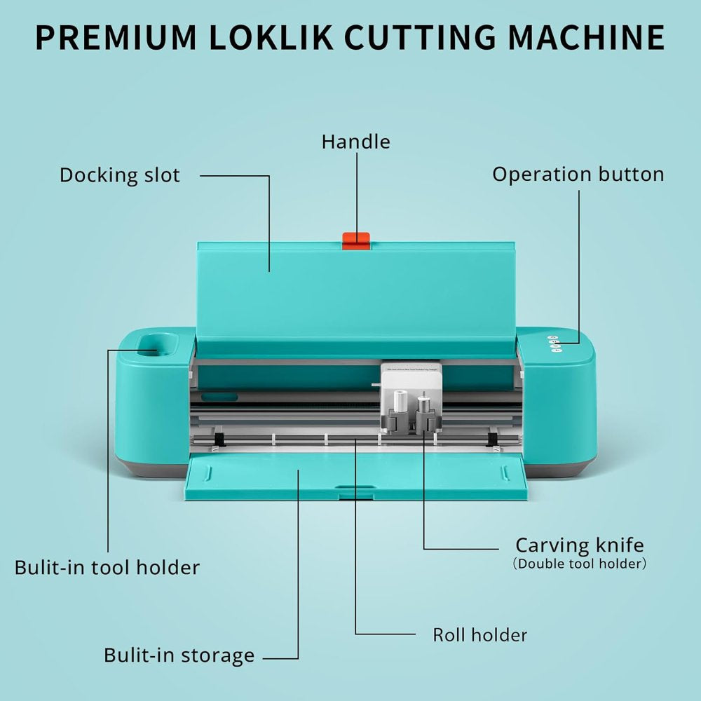 HTVRONT by  DIY Cutting Machine for All Vinyl Crafts W/ Bluetooth & USB for Windows & Mac Vinyl Cutter Machine for Cricut Vinyl